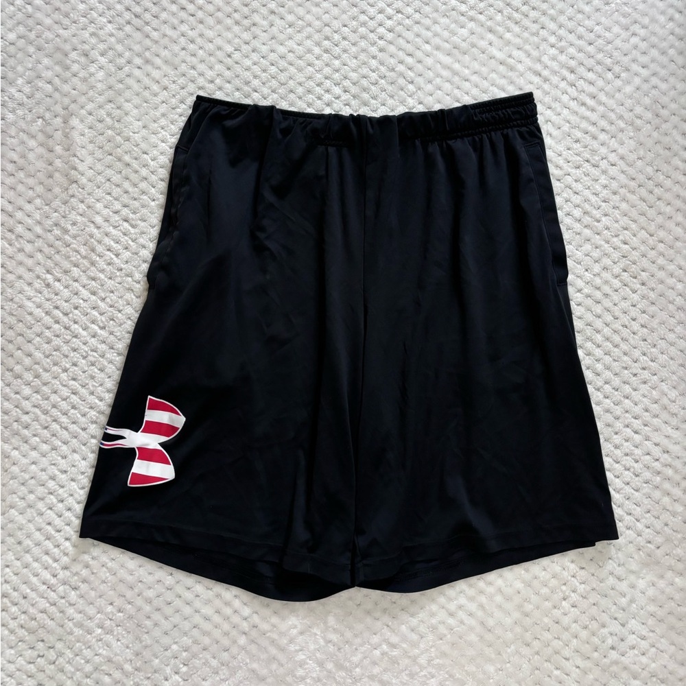Under Armour Mens Black Athletic Shorts
